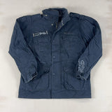 QUICKSILVER NAVY JACKET - MEDIUM