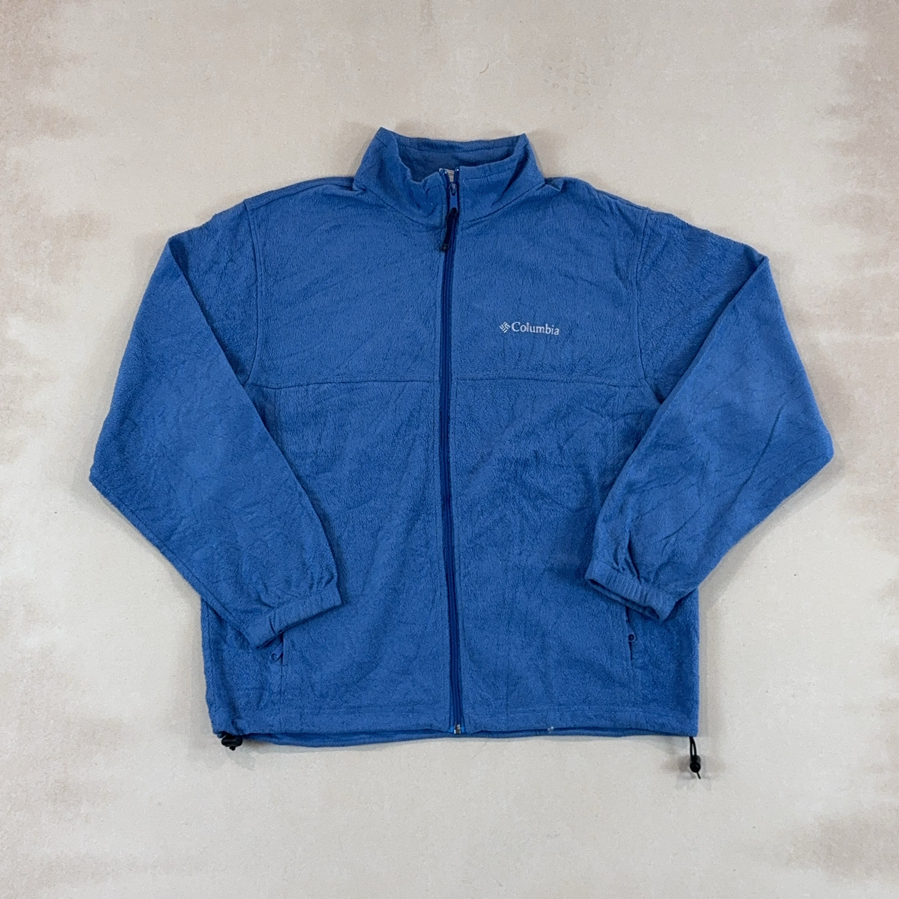 COLUMBIA LIGHT BLUE FLEECE - LARGE
