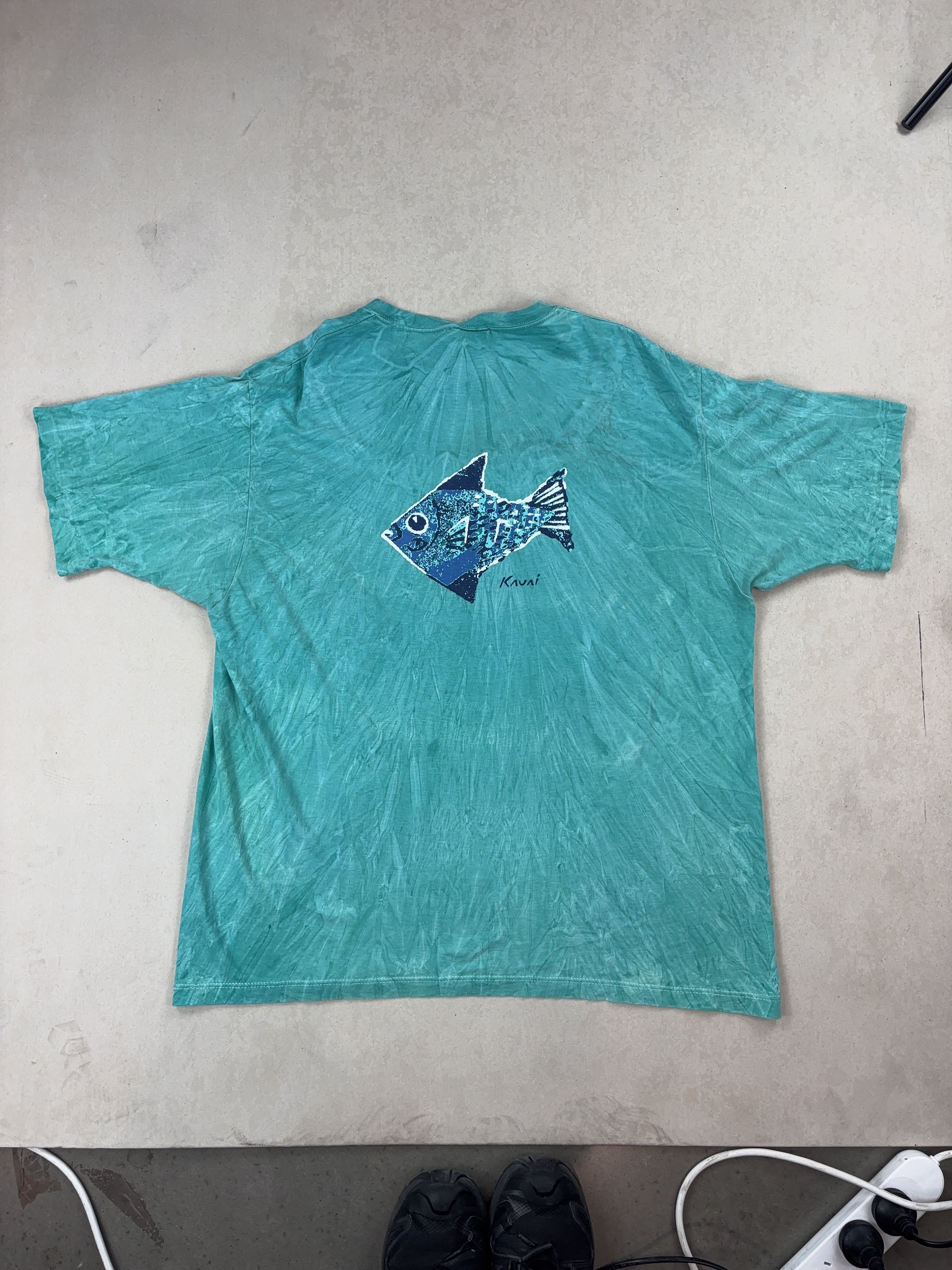 GRAPHIC TIE-DYE TEE - X LARGE
