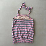 STRIPED TANKINI - MEDIUM