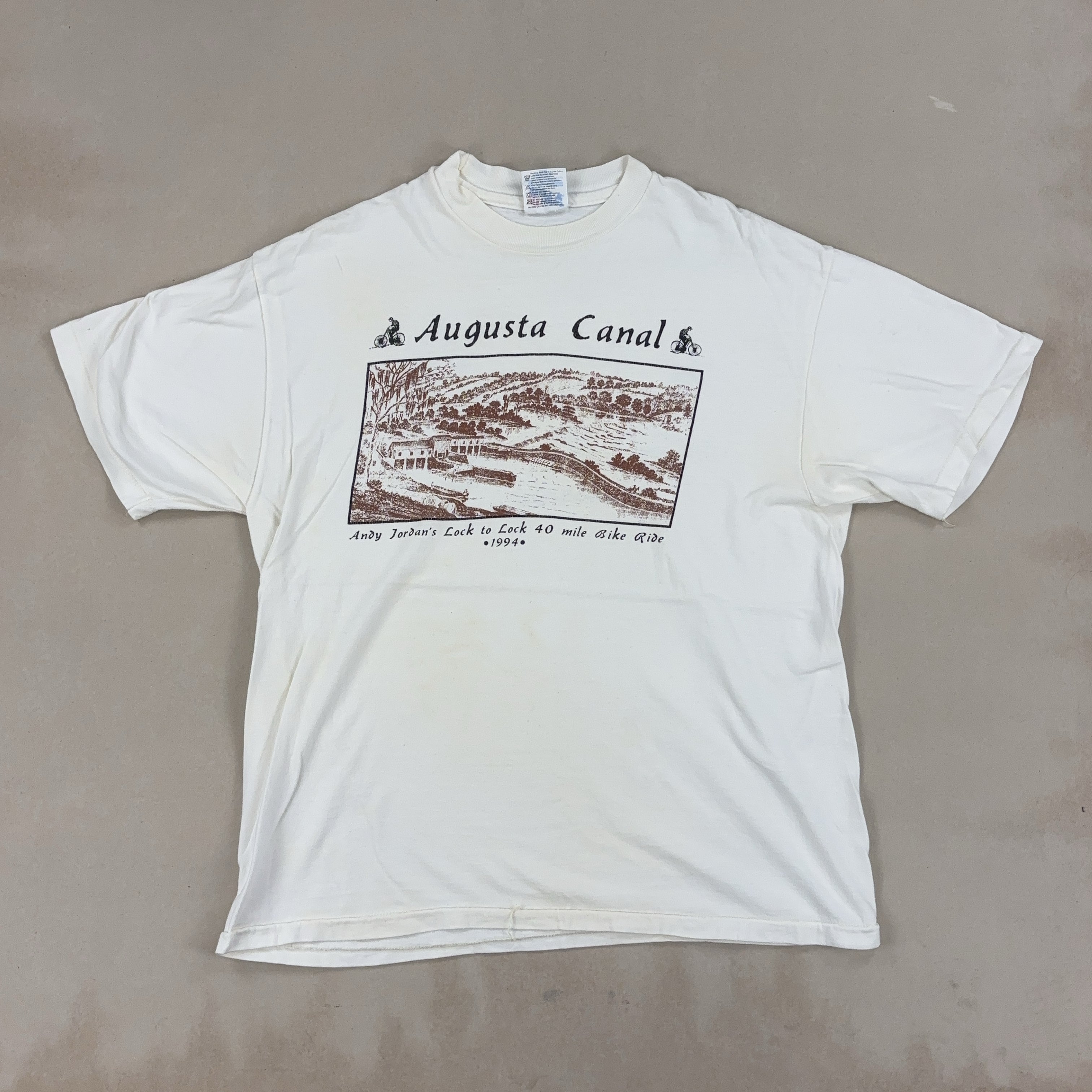 'AUGUSTA CANAL' VINTAGE TEE - MEDIUM