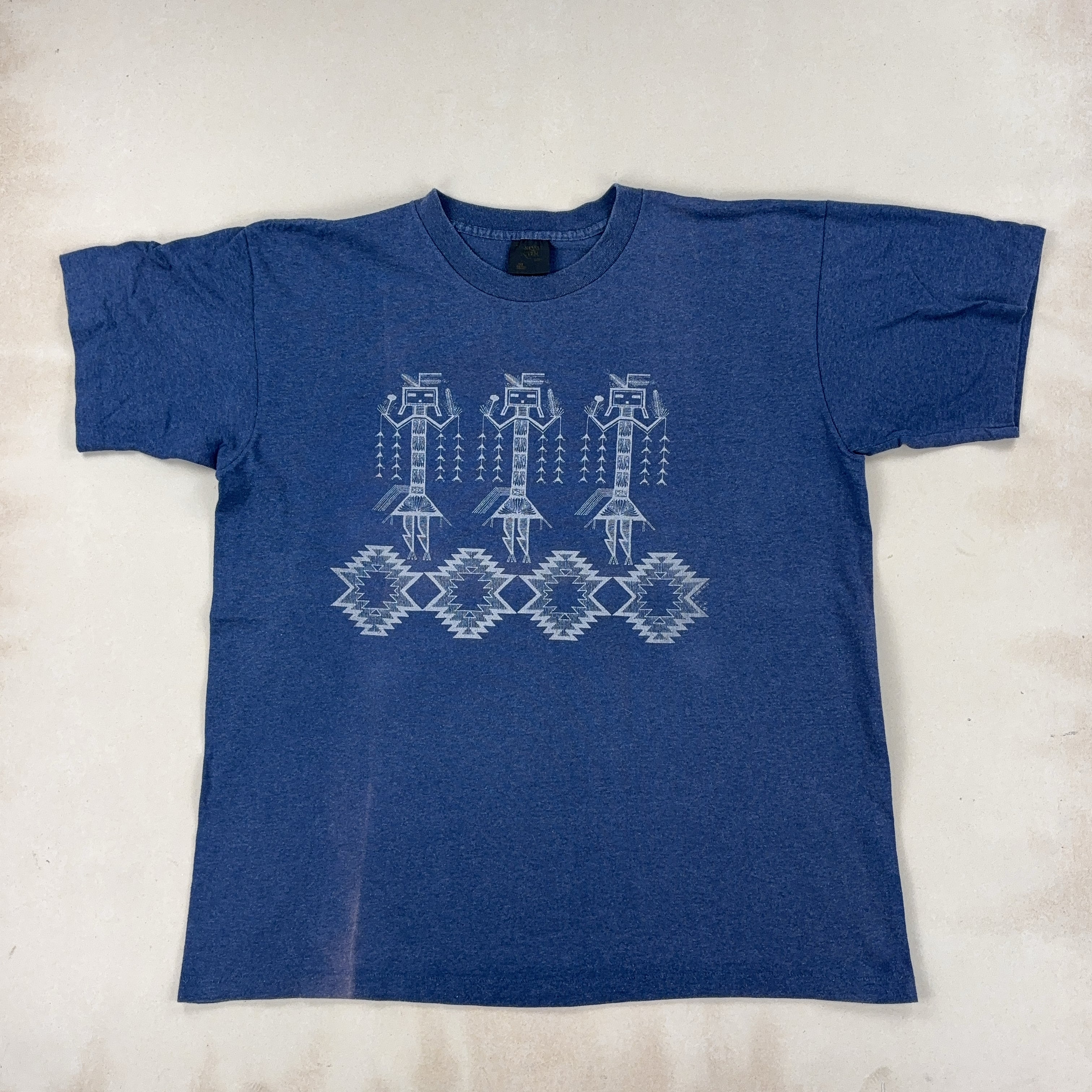 GRAPHIC DARK BLUE TEE - X LARGE