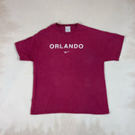 NIKE RED VINTAGE TEE - LARGE