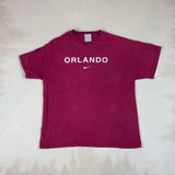 NIKE RED VINTAGE TEE - LARGE