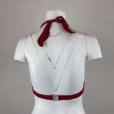 RED BIKINI TOP - MEDIUM