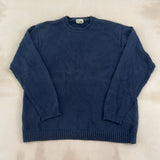 L.L.BEAN NAVY KNIT - X LARGE