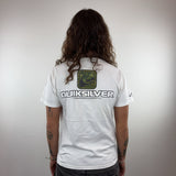WHITE QUIKSILVER TEE - SMALL