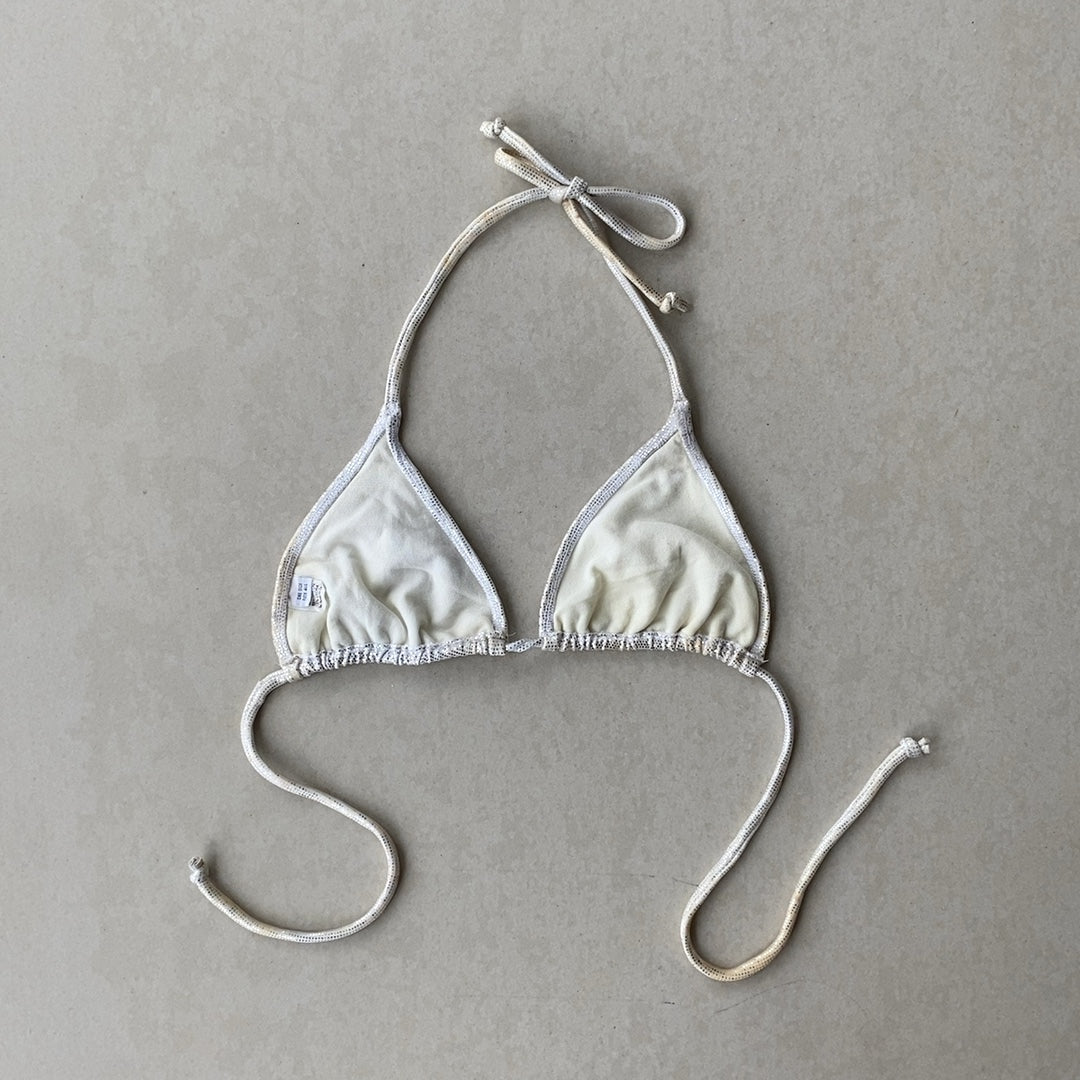 METALLIC BIKINI TOP - SMALL