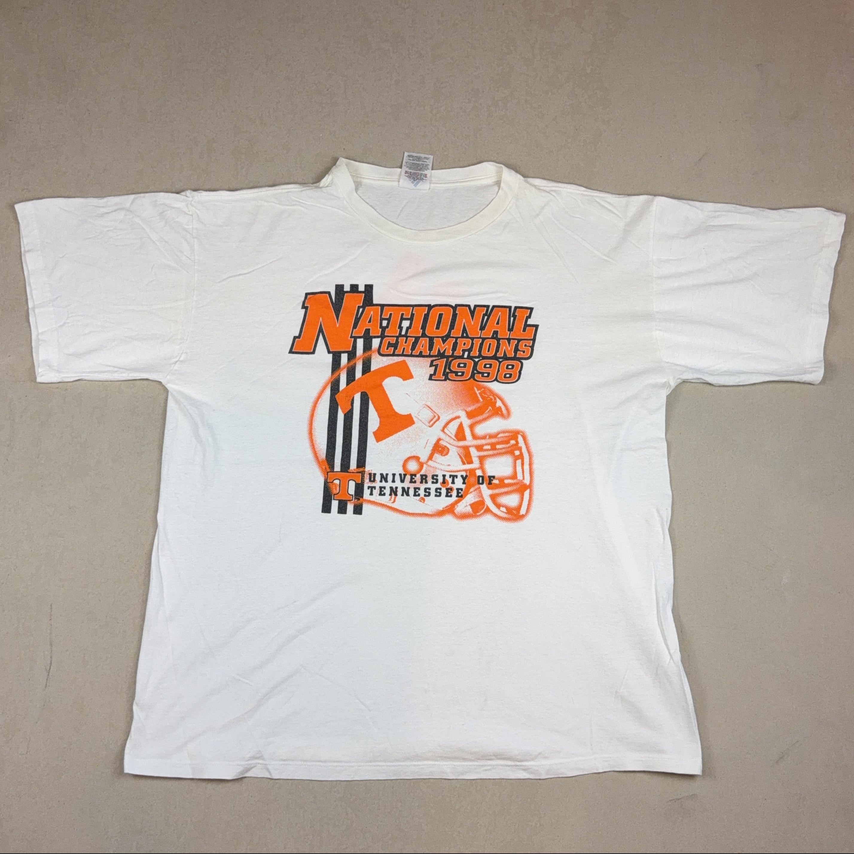 ADIDAS 'NATIONAL CHAMPIONS 1998 UNIVERSITY OF TENNESSEE' TEE - X LARGE