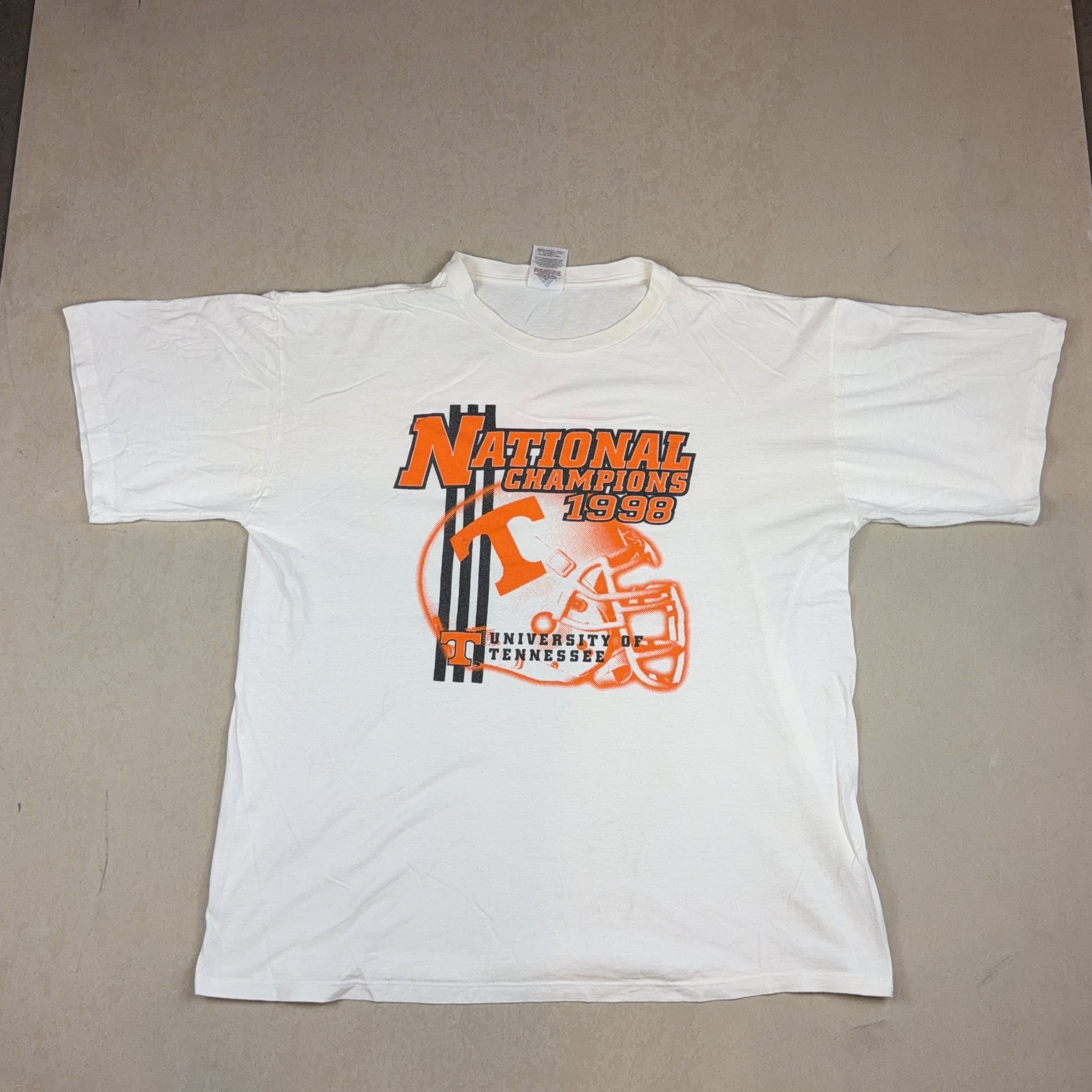 ADIDAS 'NATIONAL CHAMPIONS 1998 UNIVERSITY OF TENNESSEE' TEE - X LARGE