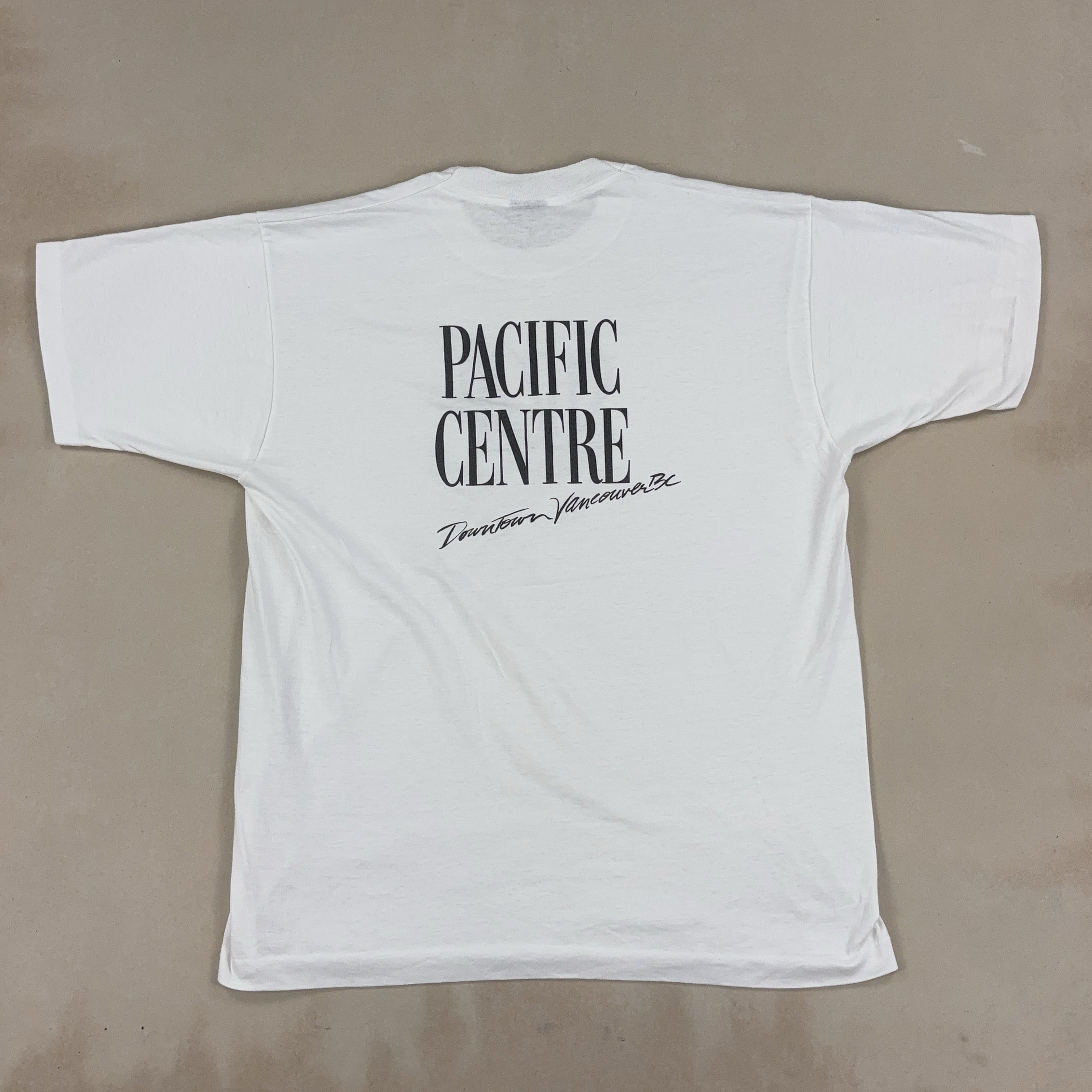 'PACIFIC CENTRE' WHITE TEE - LARGE