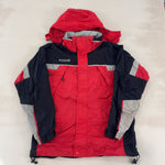 COLUMBIA RED & BLACK JACKET - MEDIUM