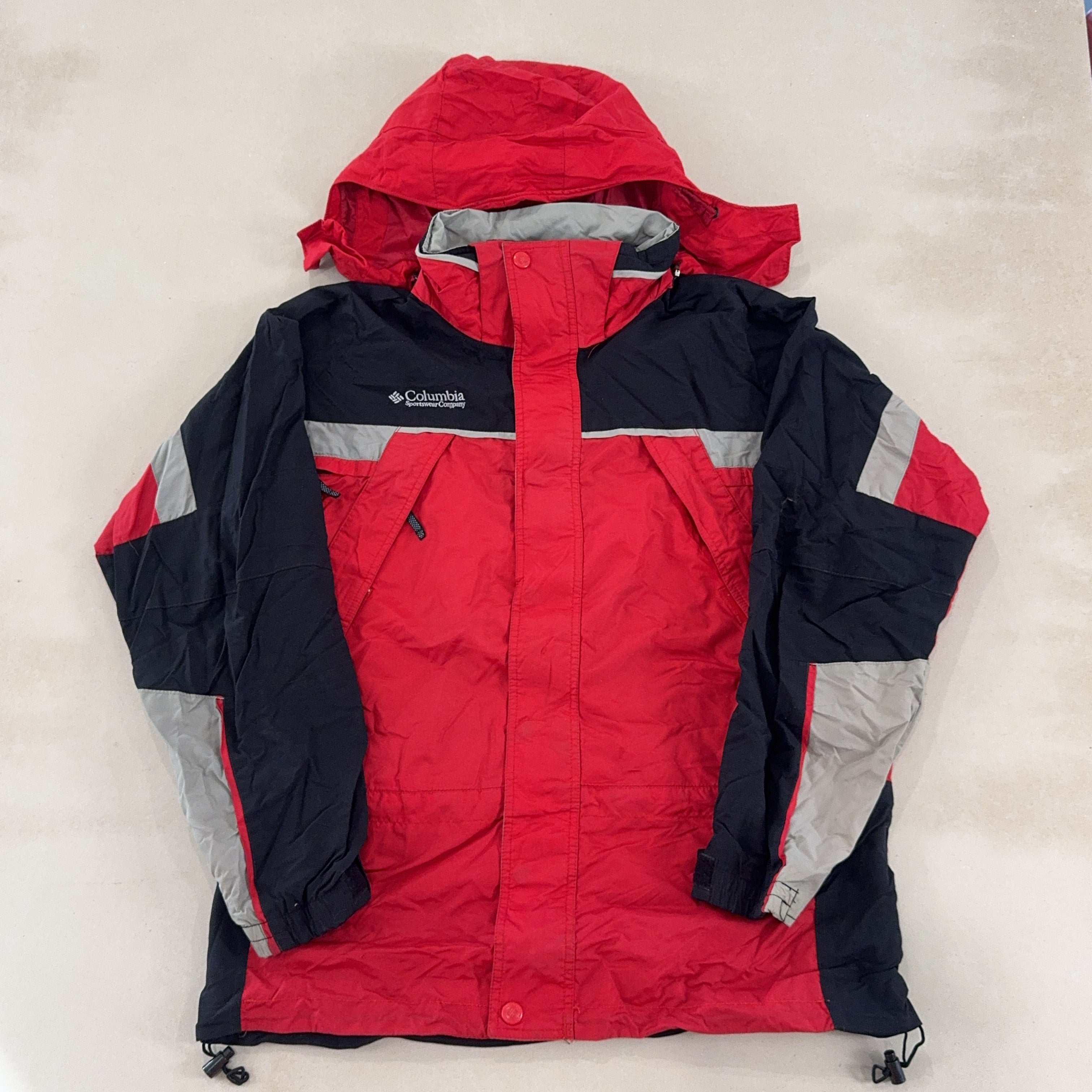 COLUMBIA RED & BLACK JACKET - MEDIUM