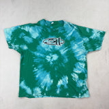 TIE-DYE GREEN TEE - LARGE