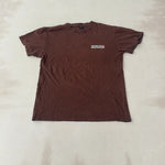 QUICKSILVER BROWN TEE - MEDIUM