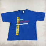 GRAPHIC BLUE TEE - LARGE