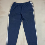 ADIDAS NAVY BLUE SPORT PANTS - X LARGE