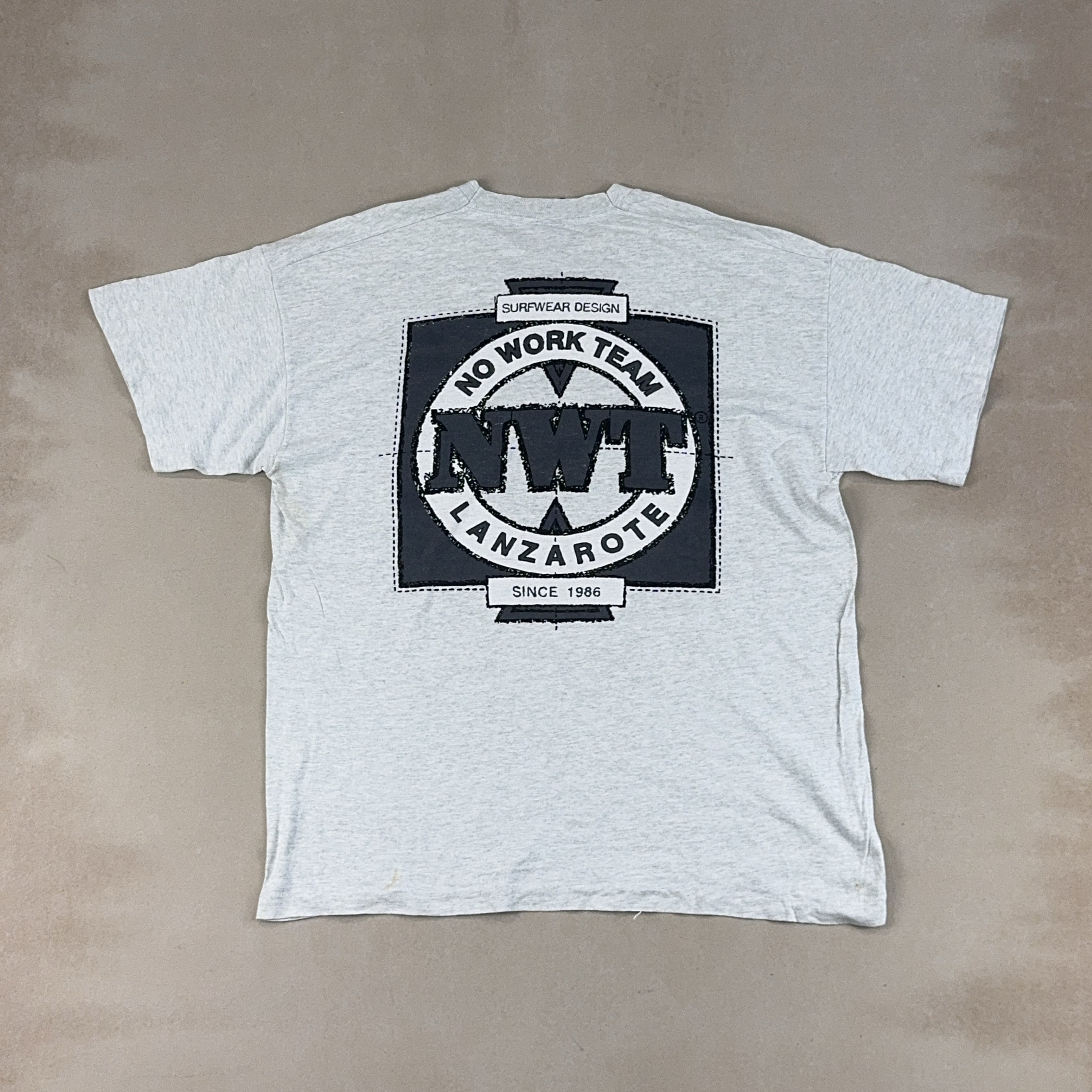 NO WORK TEAM TEE - X LARGE