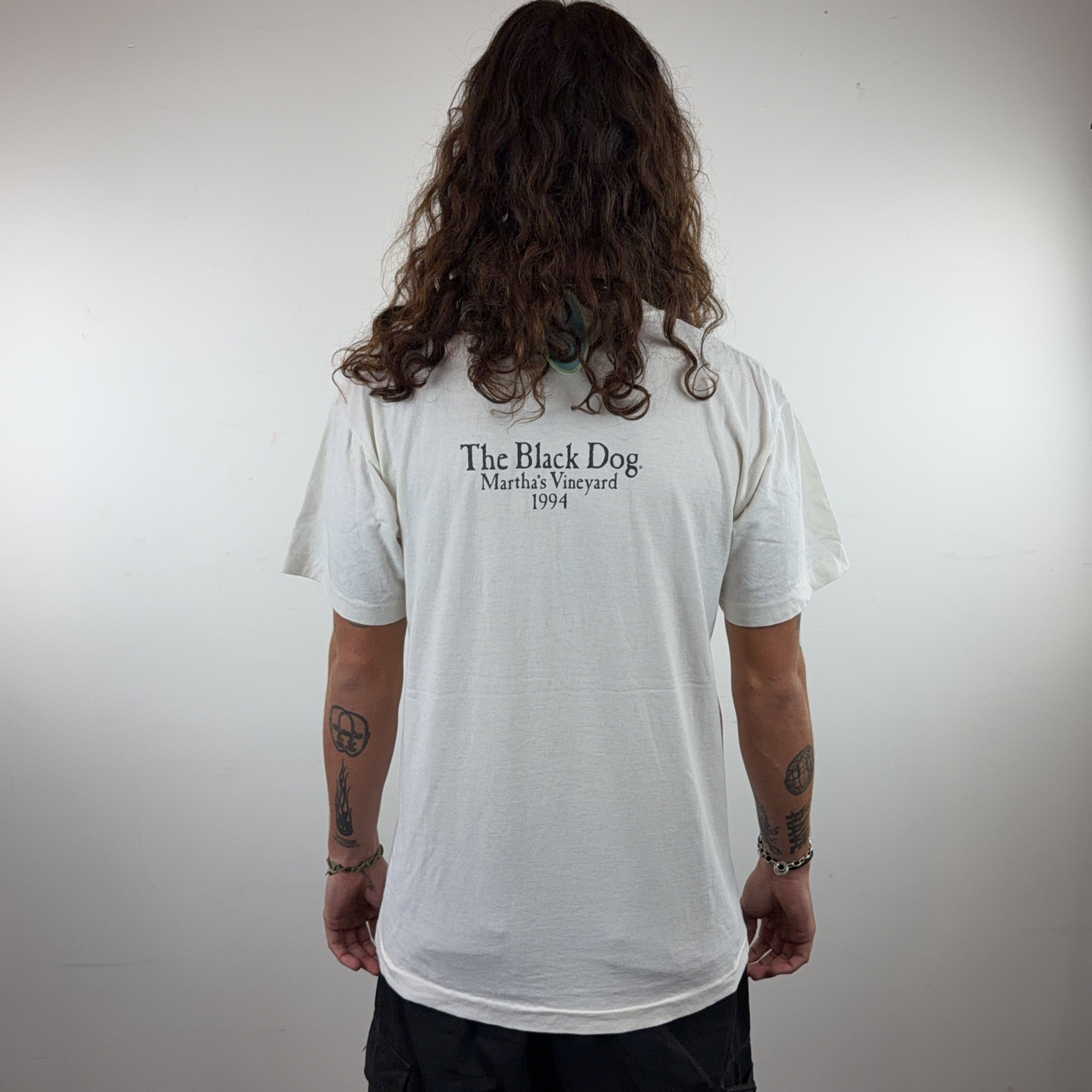 VINTAGE 'BLACK DOG' TEE - LARGE