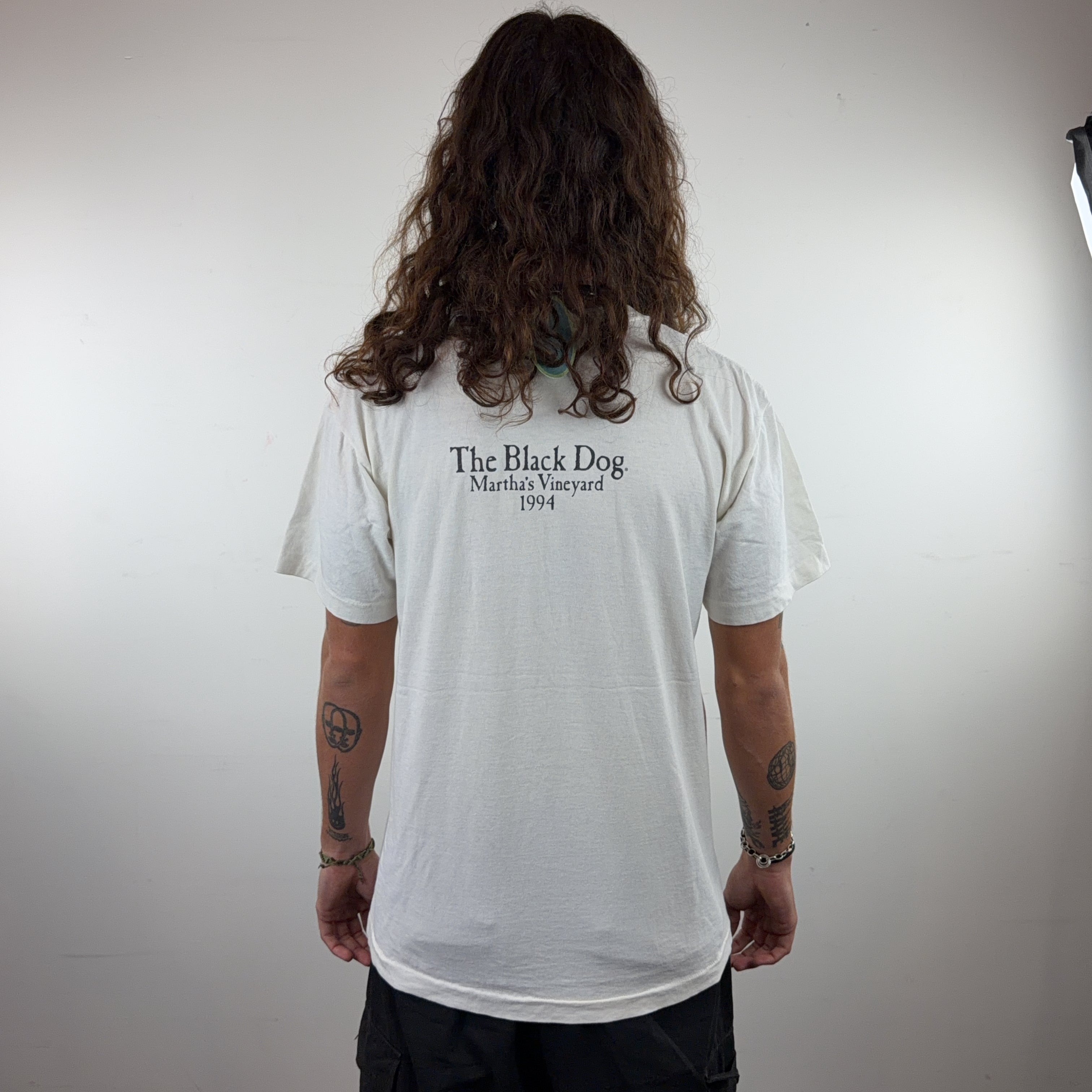 VINTAGE 'BLACK DOG' TEE - LARGE