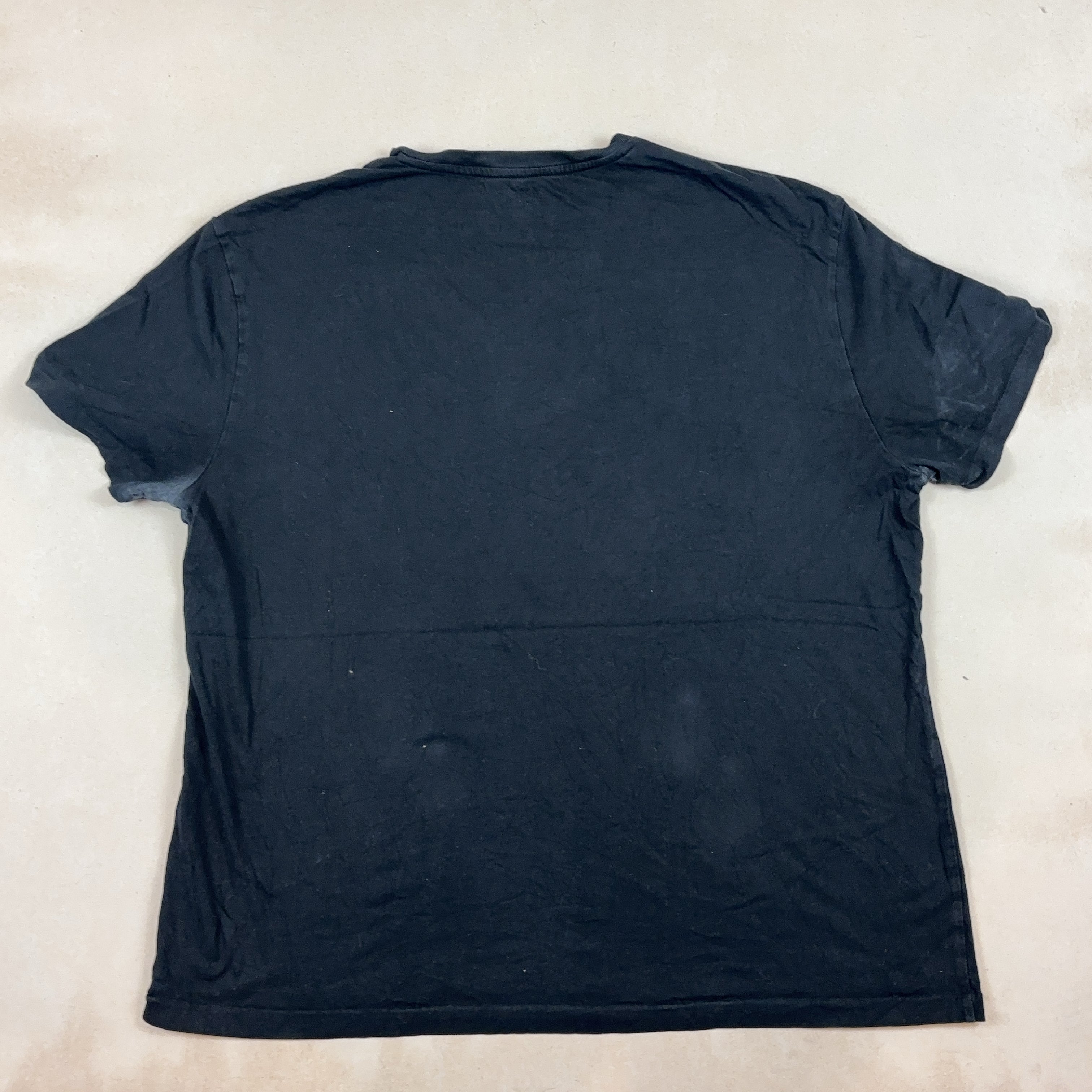 POLO RALPH LAUREN BLACK TEE - X LARGE