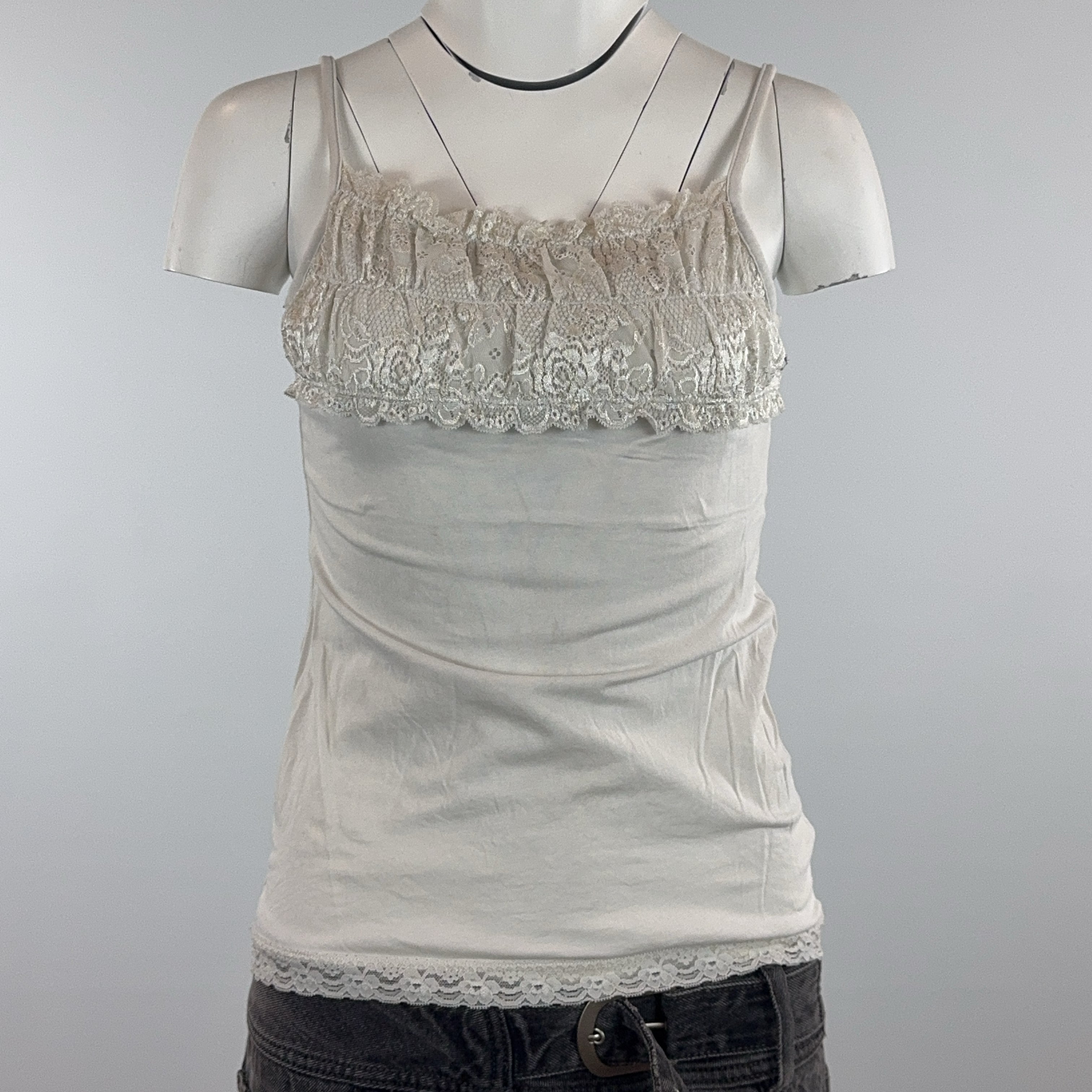 VINTAGE LACE SINGLET - MEDIUM
