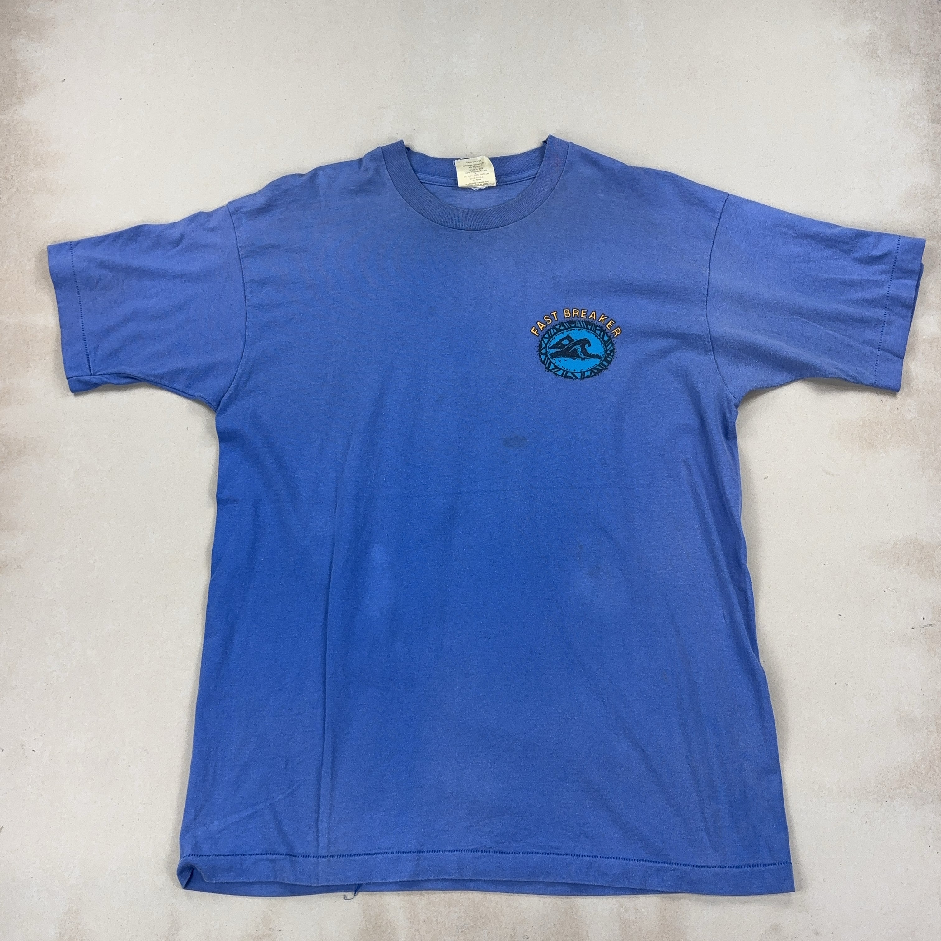 BLUE GRAPHIC TEE - X LARGE