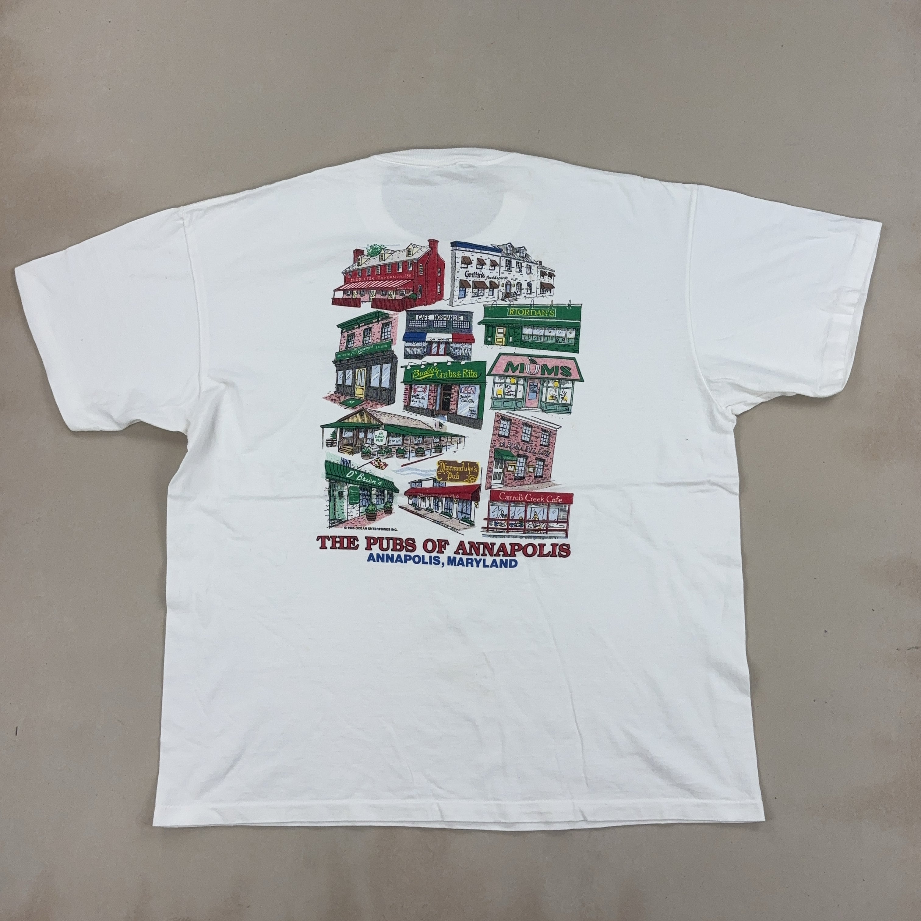 'THE PUBS OF ANNAPOLIS' TEE - X LARGE