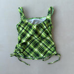 PLAID TANKINI - MEDIUM