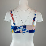 COLOUR BLOCK BIKINI TOP - SMALL