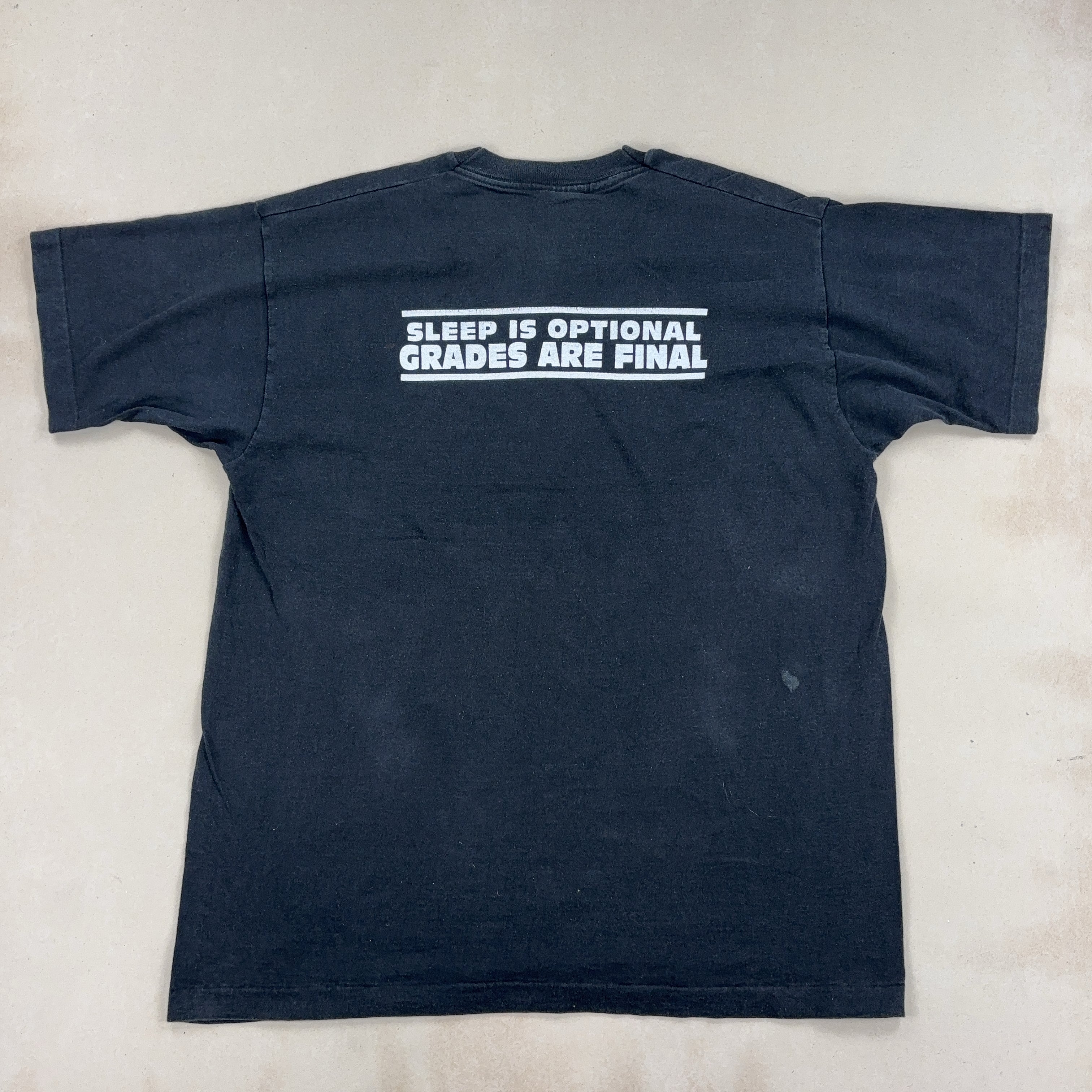 'SLEEP IS OPTIONAL' TEE - LARGE