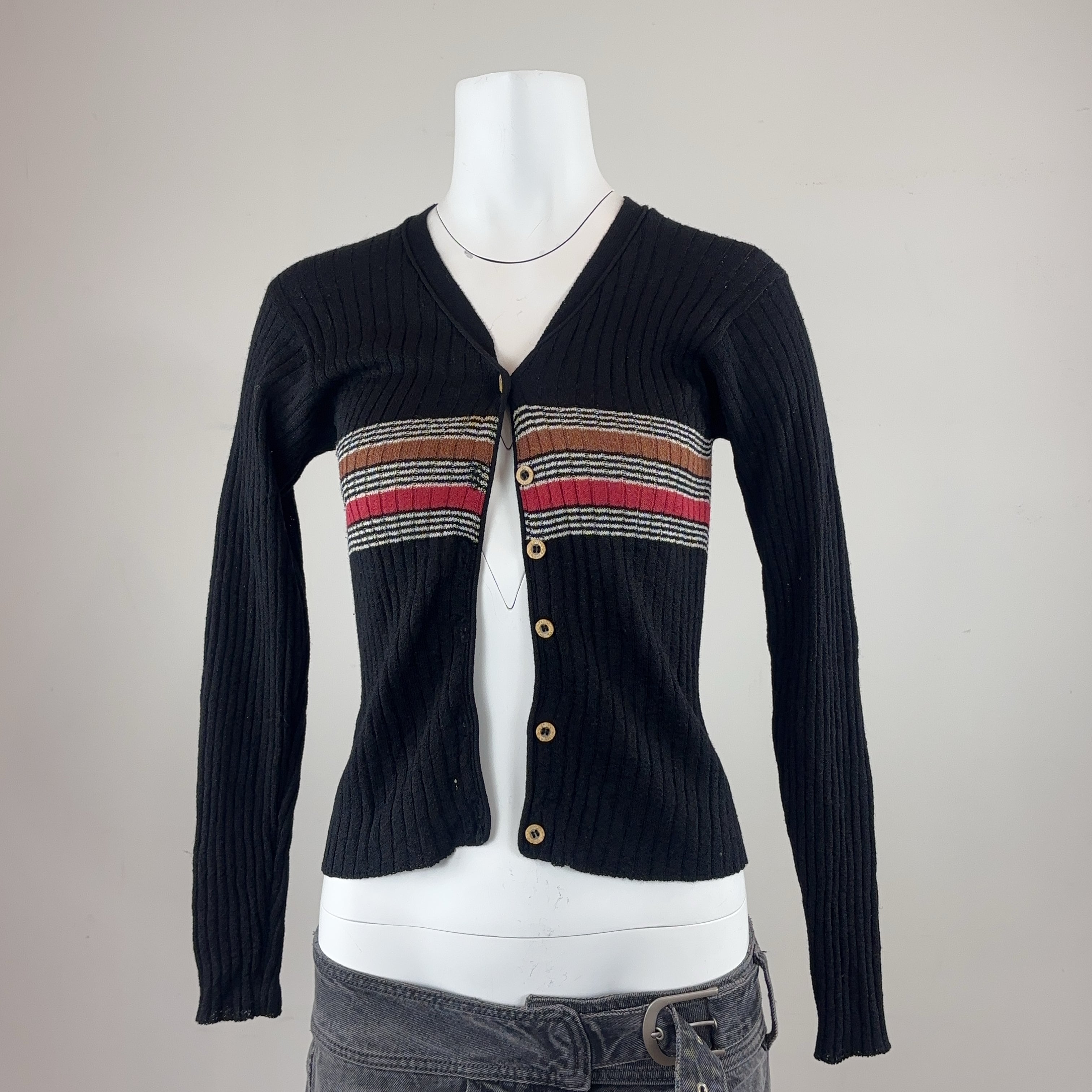 BLACK CARDIGAN - SMALL