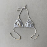 METALLIC BIKINI TOP - SMALL