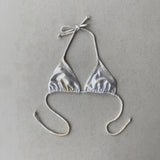 METALLIC BIKINI TOP - SMALL