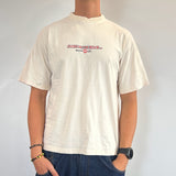 CREAM RIPCURL TSHIRT