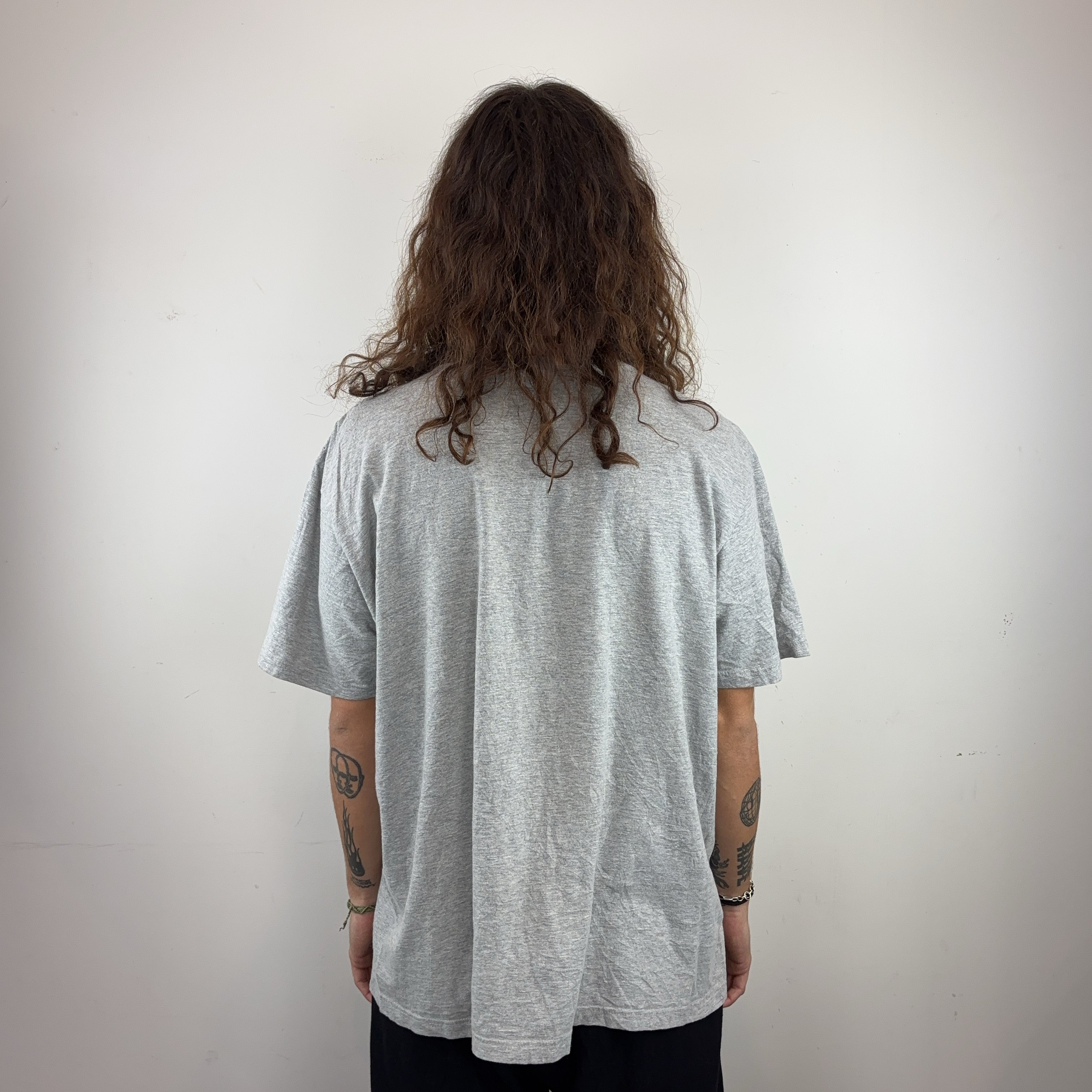 RALPH LAUREN GREY TEE - LARGE