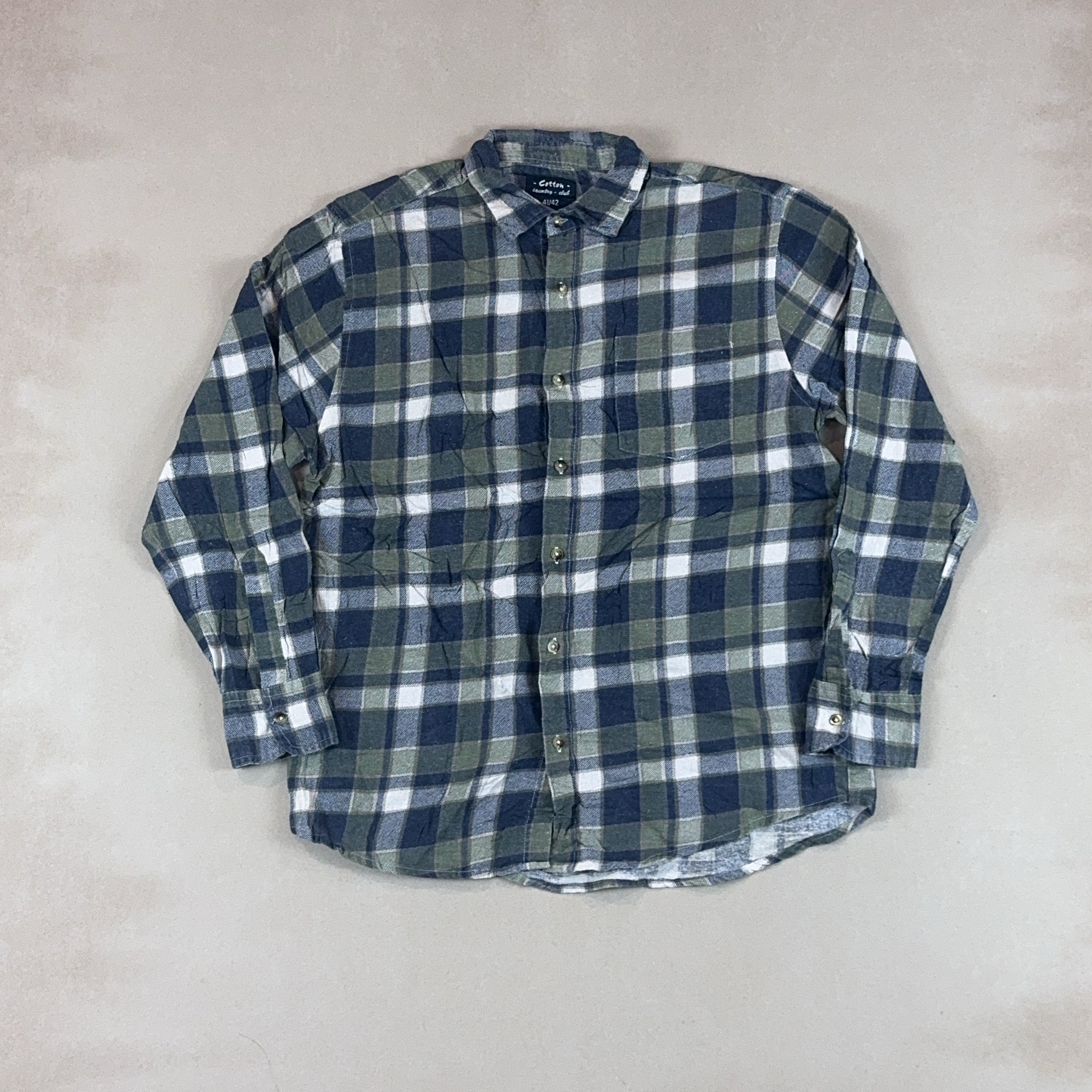COTTON COUNTRY CLUB SHIRT - LARGE