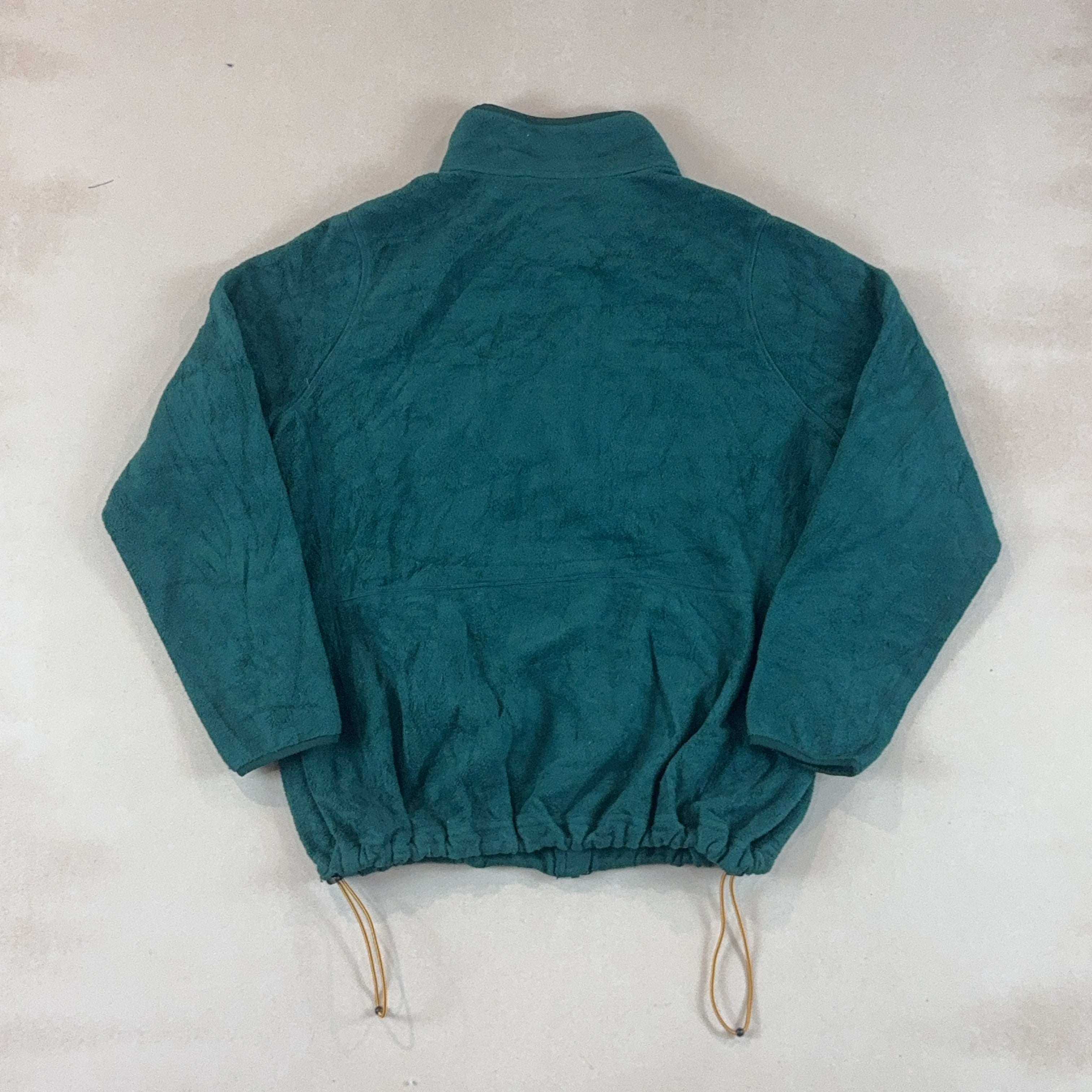 LL BEAN TEAL FLEECE - MEDIUM