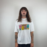 GRAPHIC WHITE TEE - MEDIUM