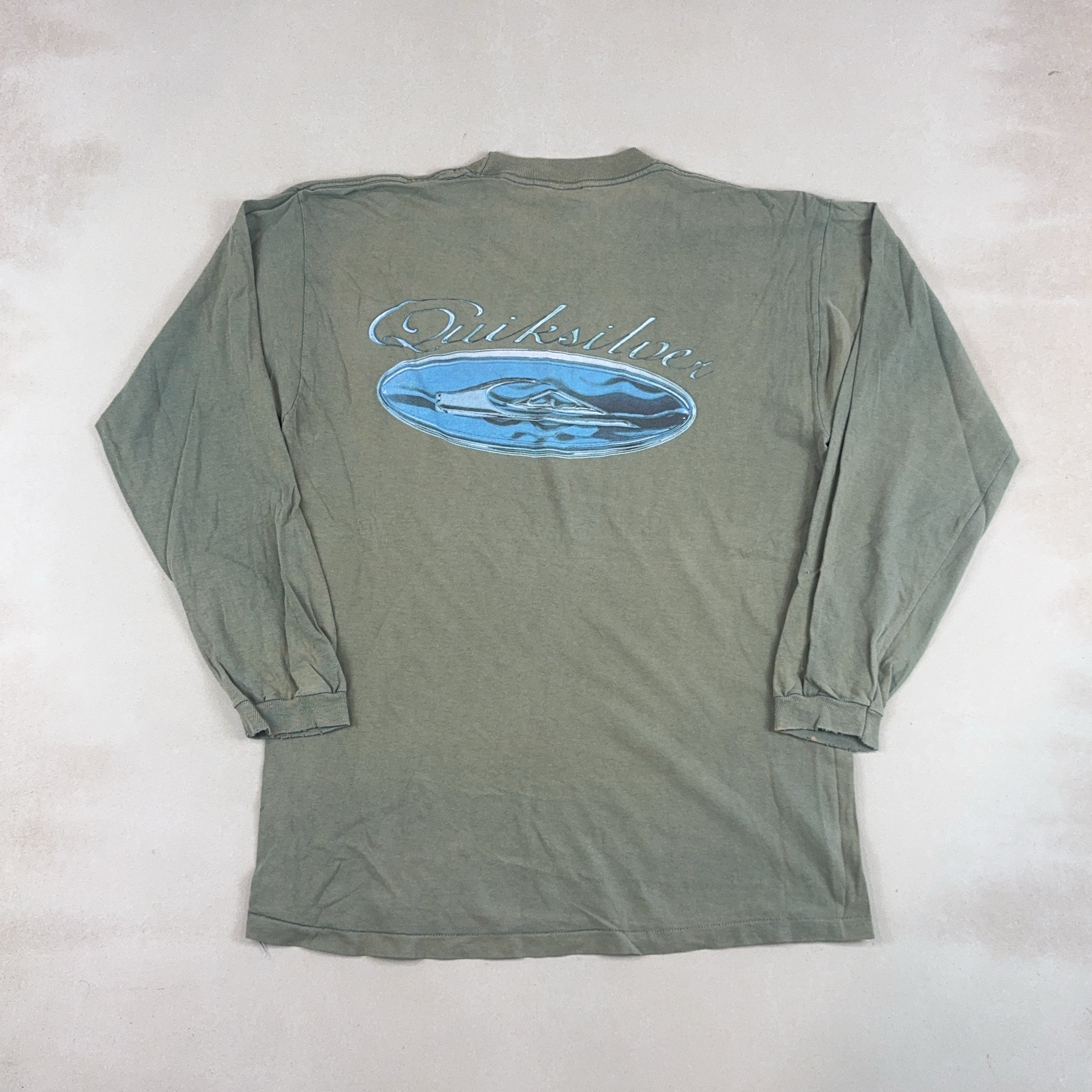 QUIKSILVER LONG SLEEVE - LARGE
