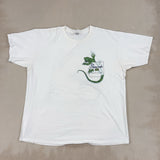 WHITE GRAPHIC TEE - 2X LARGE