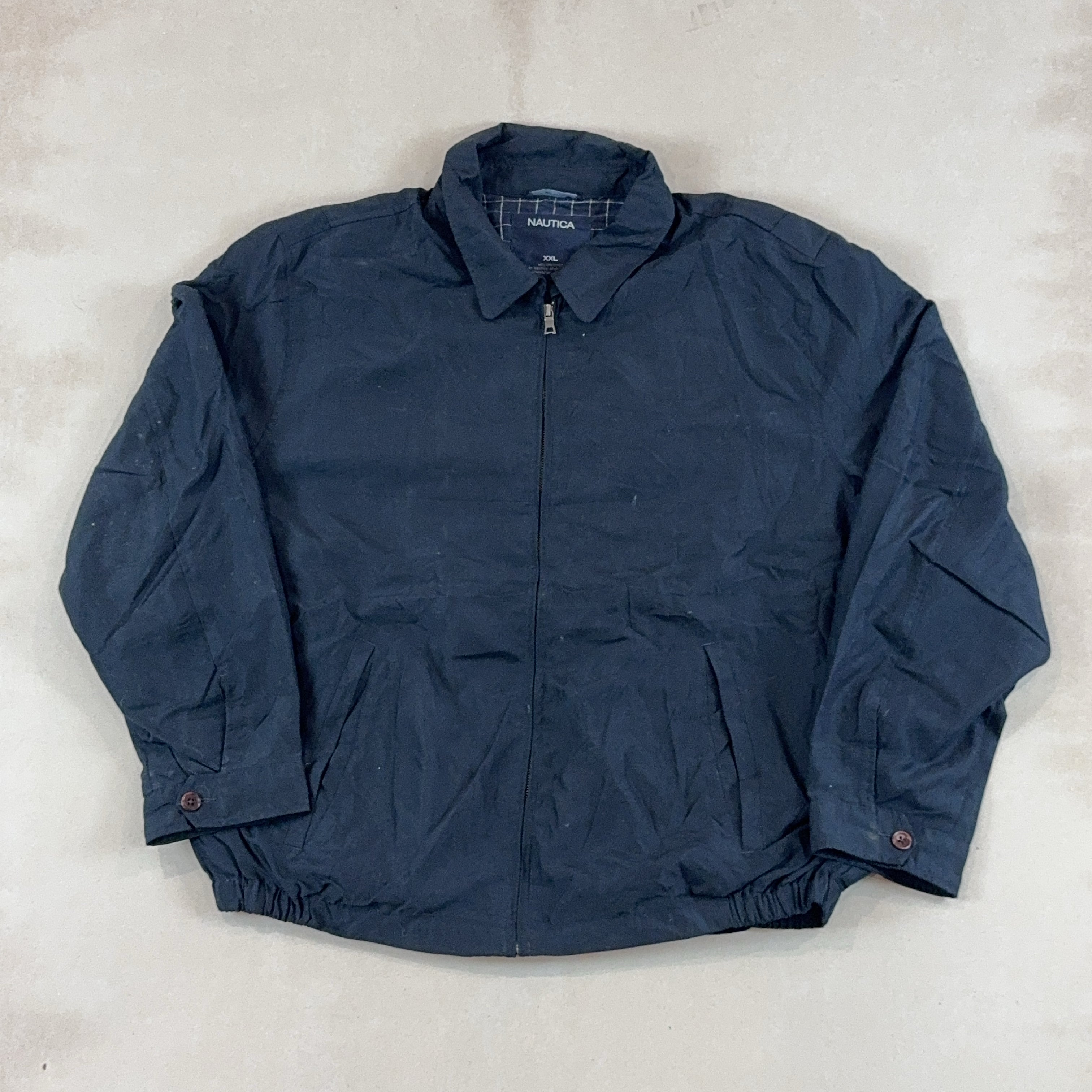 NAUTICA DARK NAVY JACKET - 2X LARGE