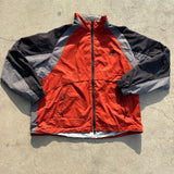 NAUTICA ZIP UP SPRAY JACKET ORANGE X LARGE