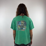 GREEN SURFING ATTITUDE TEE - MEDIUM