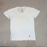 POLO RALPH LAUREN WHITE TEE - SMALL