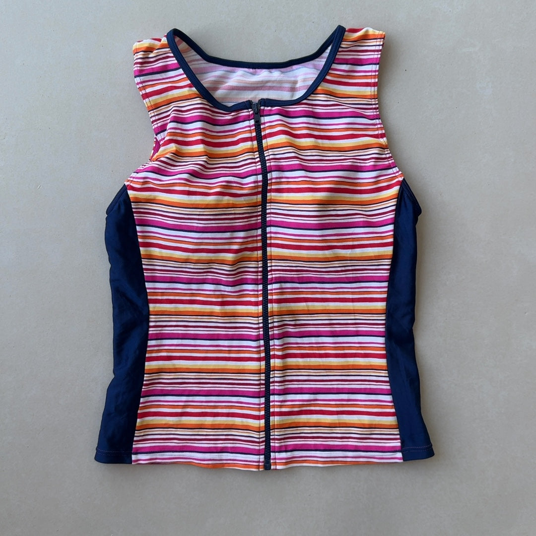 STRIPED TANKINI - MEDIUM
