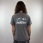 CHARCOAL-GREY RUSTY TEE - MEDIUM