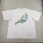 GRAPHIC - WHITE TEE - 2X LARGE