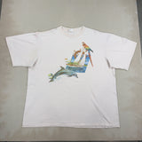 GRAPHIC - WHITE TEE - 2X LARGE