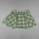 VINTAGE PLAID SKIRT - SMALL